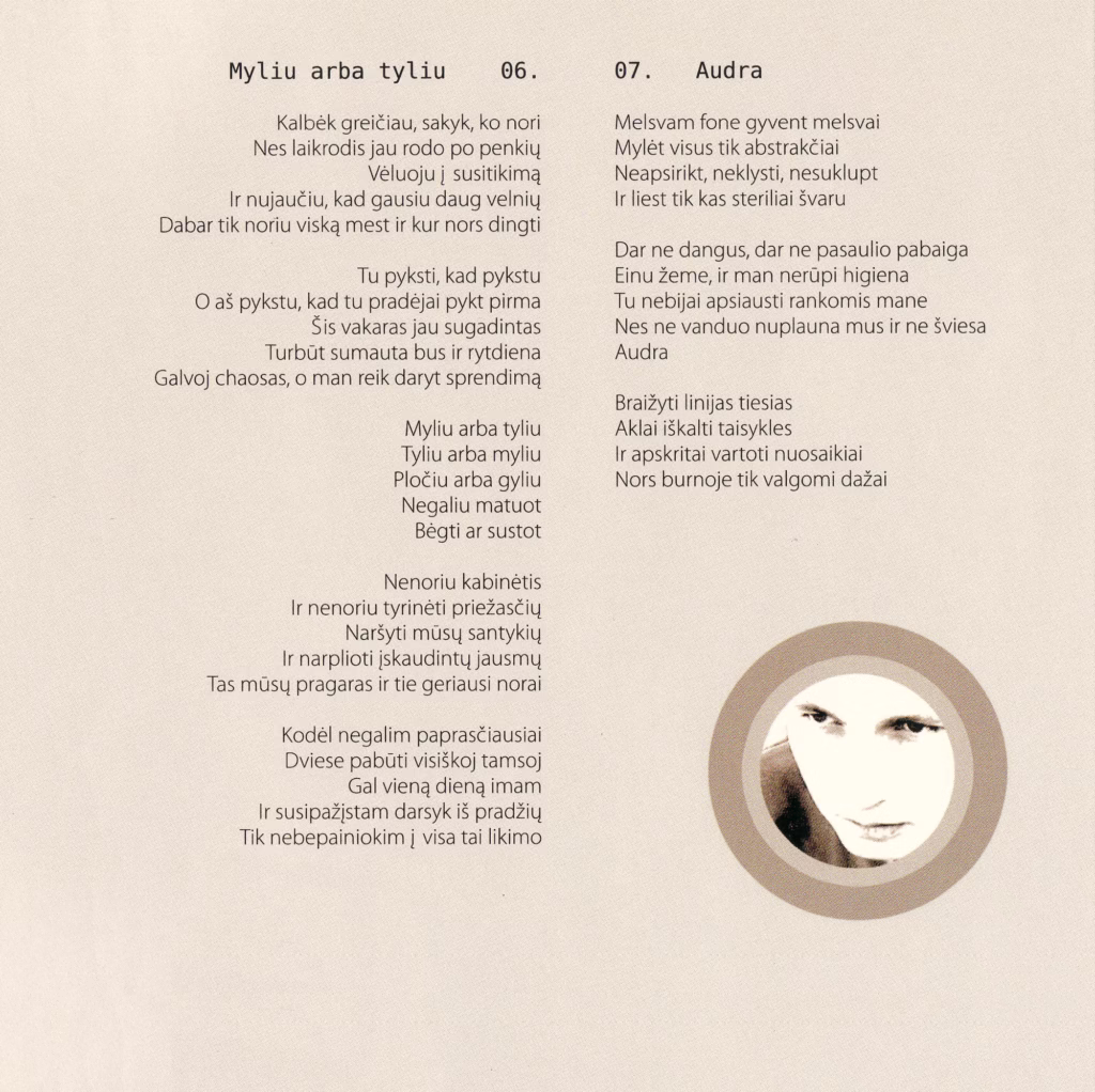 Aivaras, „Myliu arba tyliu“, 2005